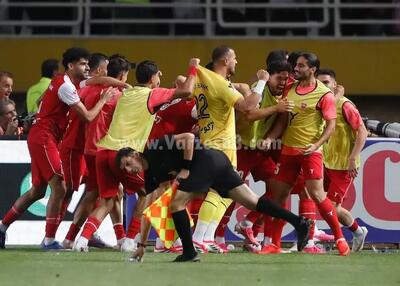  کمک داور ناغافل در شادی گل پرسپولیس! (عکس)