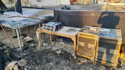  آتش سوزی فروشگاه لوازم خانگی در مهاباد/۷نفر مصدوم شدند