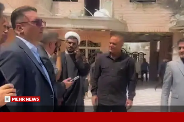  بازدید مدیر کل دادگستری هرمزگان از محل برگزاری مراسم عروسی