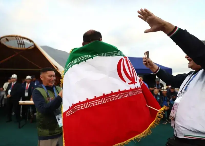 ببینید| رضا قیطاسی قهرمان چوبکشی بازیهای جهانی عشایری شد