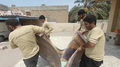 عکس/ خدمترسانی دانشجویان در مناطق آسیب دیده شهرستان سیریک درپی حمله دشمن آمریکایی | آخرین خبر