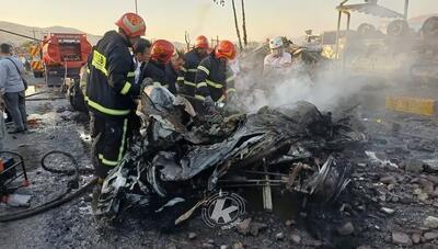 انفجار تانکر سوخت در محور سنندج ـ همدان؛ ۱۱ نفر جان باختند / اعلام ۲ روز عزای عمومی (+گزارش تصویری)