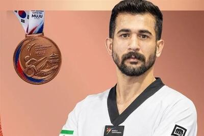 علیرضا بخت مدال برنز گرندپری پاراتکواندو کره جنوبی را کسب کرد
