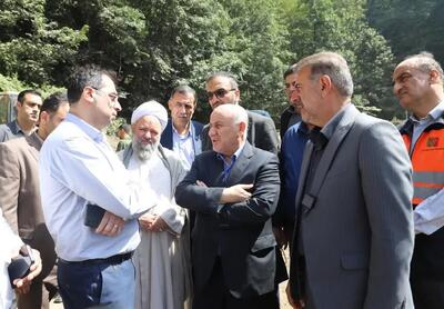 گره کور رانش جاده کلاردشت باز شد؛ استاندار از تکمیل پروژه ایمنسازی «عینکت» طی دو هفته آینده خبر داد