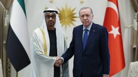  گفتگوی اردوغان و رئیس امارات درباره تحولات منطقه