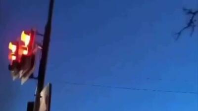  آتش سوزی در ساختمانی متعلق به «اپیسنتر»در میکولایف پس از حمله
