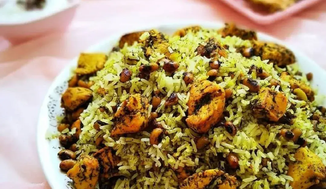  لوبیاپلو را به این روش متفاوت با مرغ درست کنید