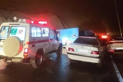 تصادف زنجیرهای در محور دالکی به کنارتخته؛ 3 نفر مصدوم شد | آخرین خبر