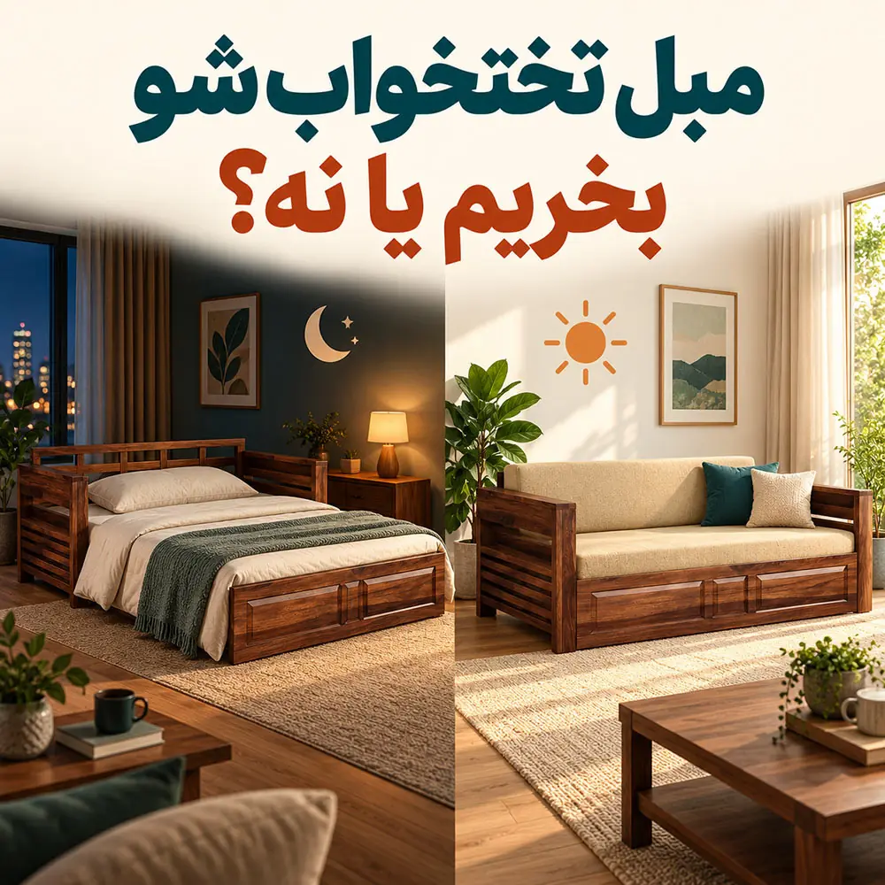  مبل تختخواب شو بخریم یا نه؟ راهنمای انتخاب برای خانه‌های امروزی - چیدانه