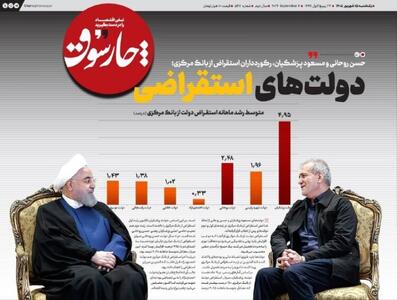  📸 حسن روحانی و مسعود پزشکیان، رکوردداران استقراض از بانک مرکزی