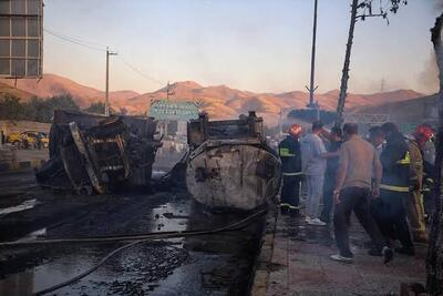  اعلام اسامی جانباختگان حادثه آتش‌سوزی محور سنندج - همدان