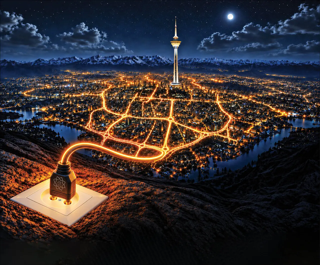 تهران تمامبرقی