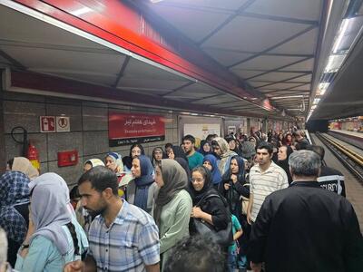 مترو تهران رکورد زد!