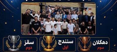 سنندج قهرمان مسابقات بوکس بزرگسالان استان کردستان شد