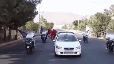 رژه دروغین منافقین در کرج در یک «پیام رسان داخلی» کلید خورد! + فیلم