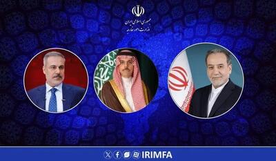  گفتگوی تلفنی عراقچی با همتایان سعودی و ترک خود
