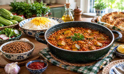  طرز تهیه کچلیک بشتباش؛ غذای مازندرانی با کدو و عدس