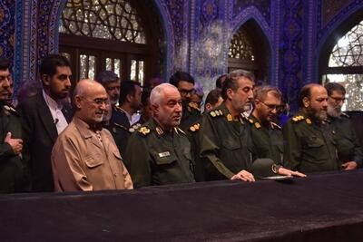 تجدید میثاق فرمانده سپاه امام رضا(ع) با آرمانهای رهبر شهید - تسنیم