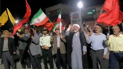  اجتماع امت انقلابی شهر دیباج در شب‌های اقتدار + فیلم