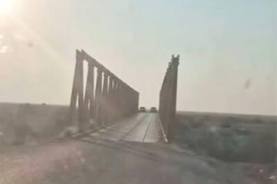  پل عجیبی در بوشهر که سوژه کاربران شد!