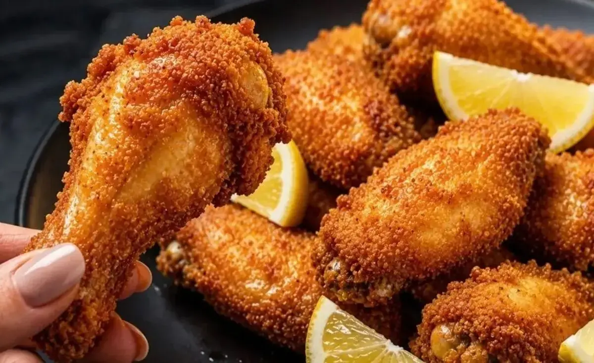 طرز پخت یک غذای خوشمزه با بال مرغ و سس مخصوص