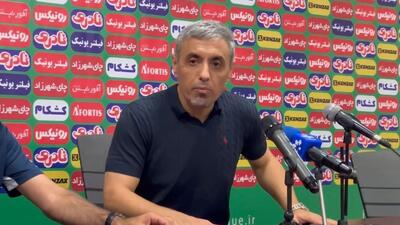  رسول خطیبی: دوست ندارم در مورد داوری صحبت کنم، ولی حق تیم ما این نبود