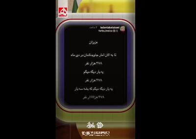 انتشار استوری لادن طباطبایی درباره تعداد کشته‌های دی‌ماه + ویدئو | واکنش مجری رسانه ملی