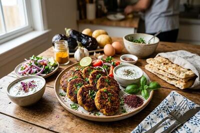 آموزش آشپزی / طرز تهیه کتلت بادمجان و سیب زمینی