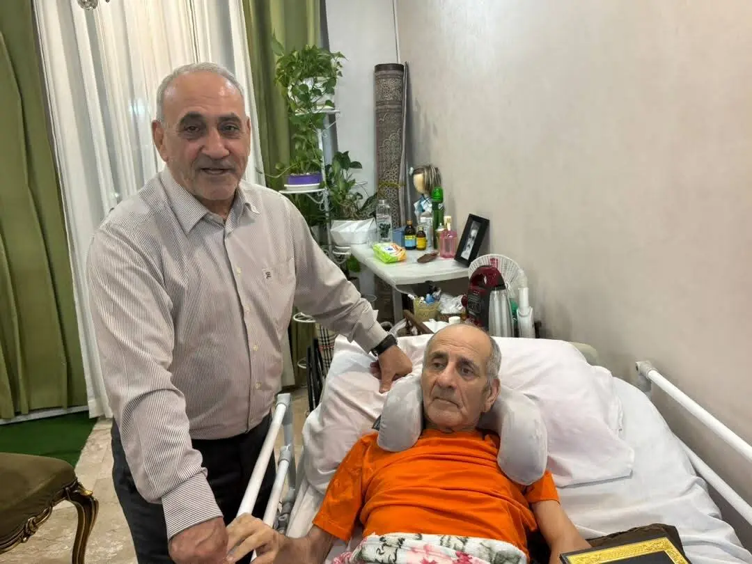 گرشاسبی به دیدار هدایتالله بهبهانی رفت/ احترام به مردی از نسل ماندگار مطبوعات