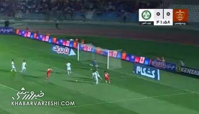  ویدیو| گل اول پرسپولیس به ذوب آهن (علی علیپور)