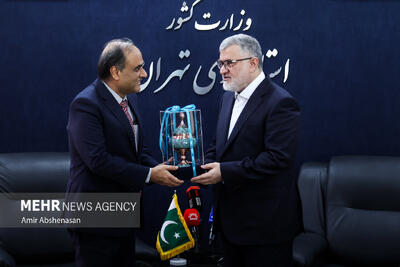 دیدار سفیر پاکستان با استاندار تهران