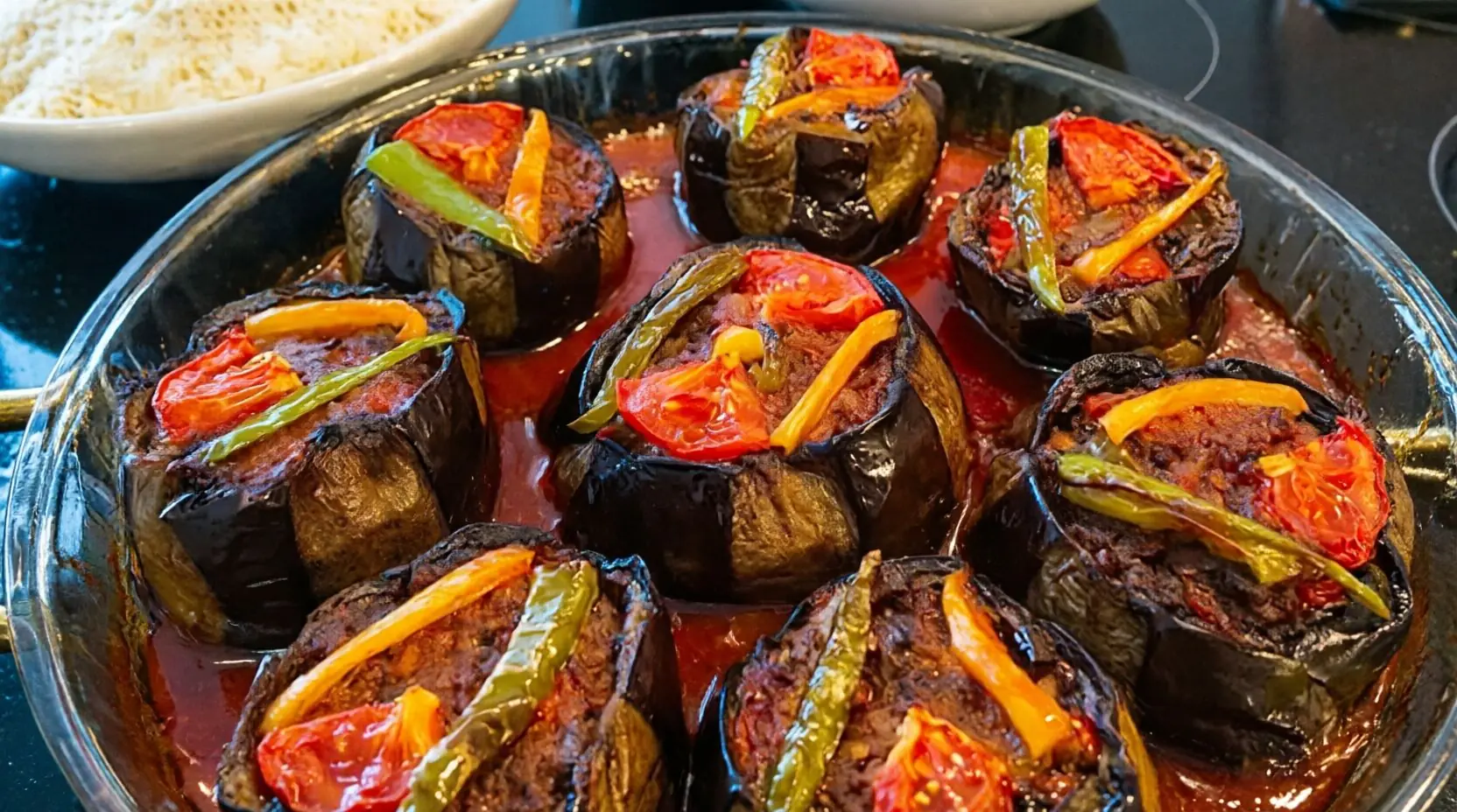 طرز تهیه بقچه بادمجان با گوشت چرخ کرده؛ غذای متفاوت و خوش طعم ترکی