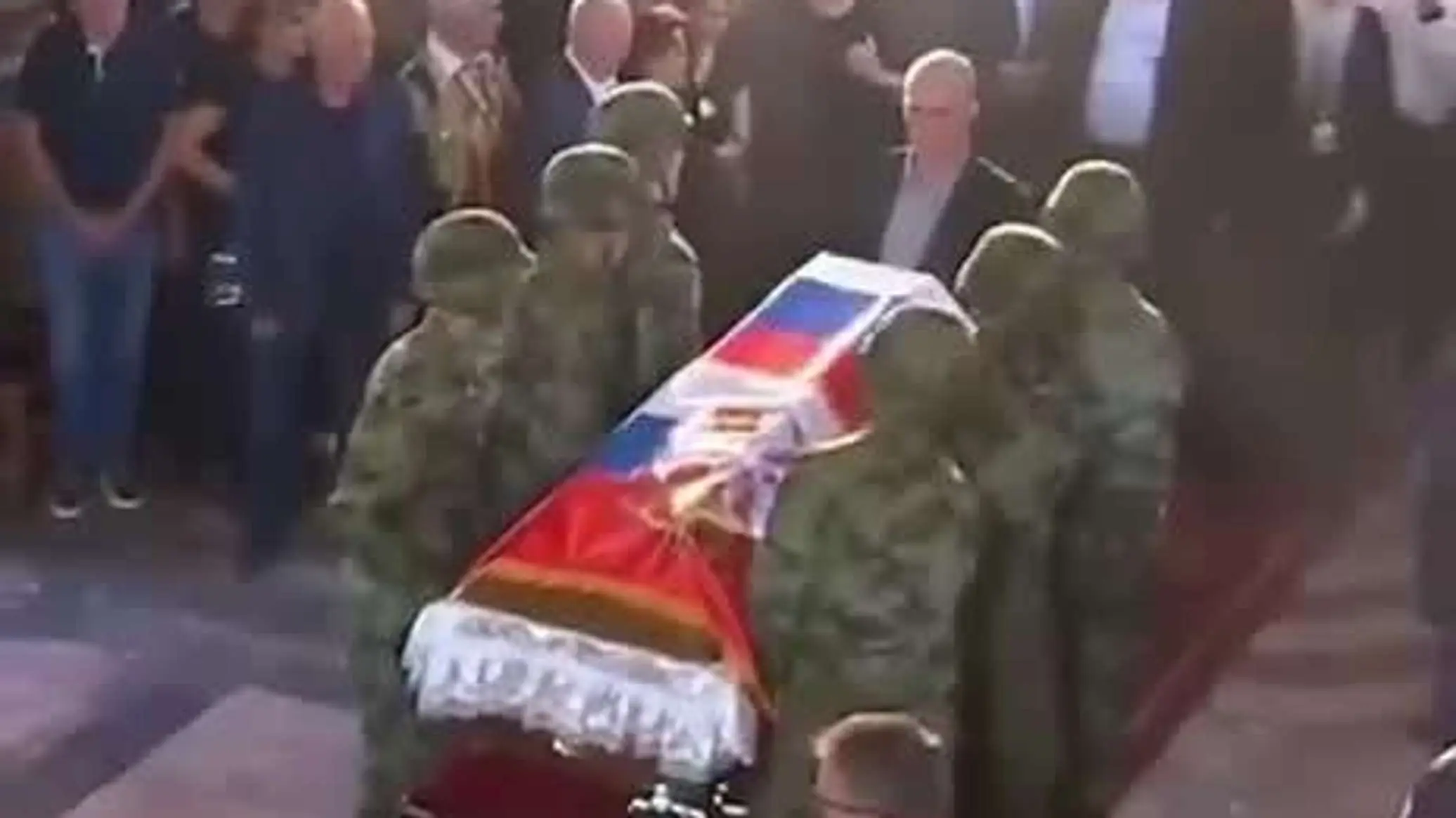 مراسم تشییع جنازه راتکو ملادیچ در بلگراد برگزار شد
