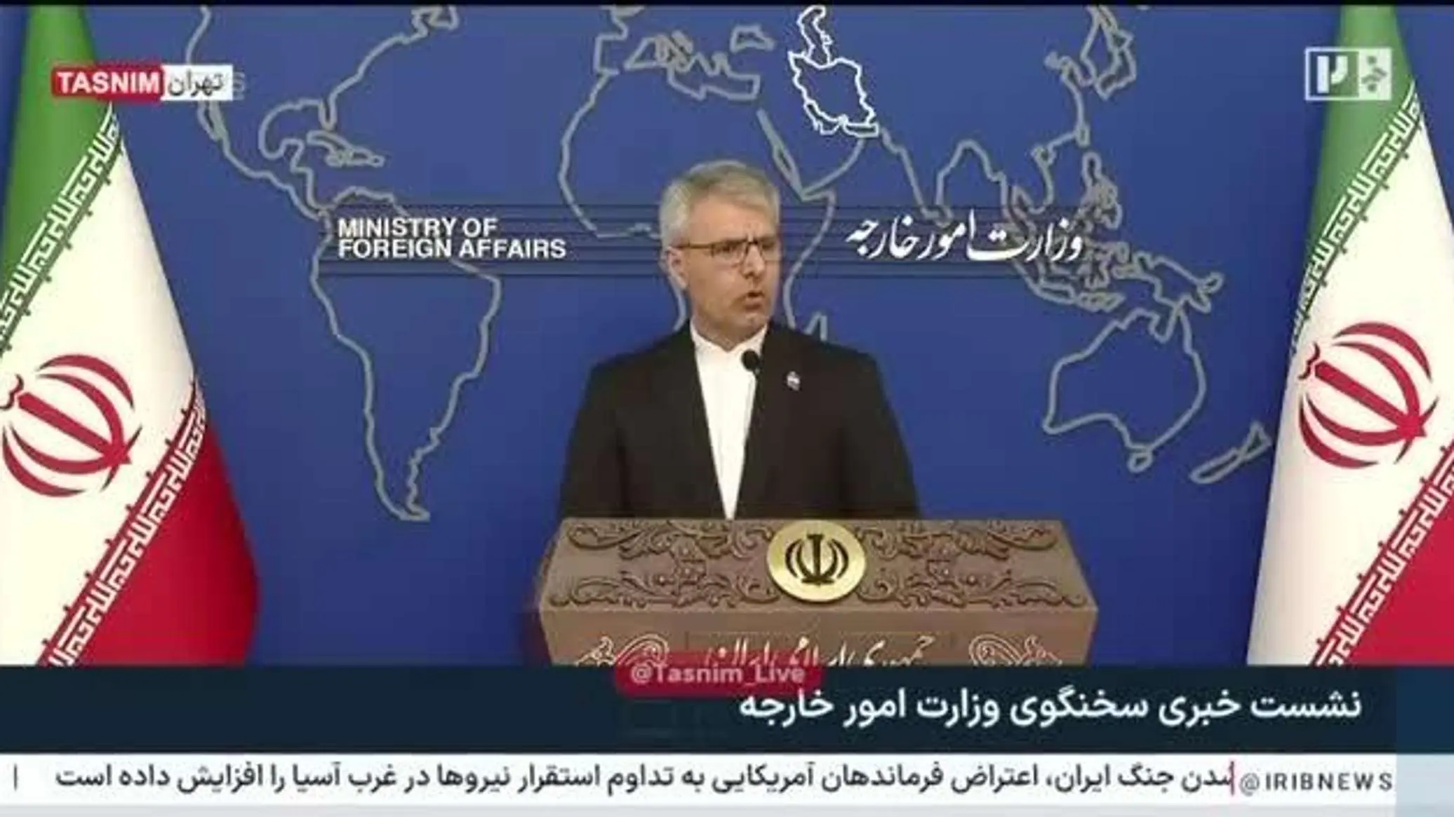 سخنگوی وزارت امور خارجه ایران: ایران دفاع در برابر محاصره دریایی و جنگ اقتصادی را حق قانونی خود میداند
