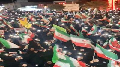 مردم انقلابی قم همچنان بر عهدی که بستند با صلابت ایستادهاند + فیلم