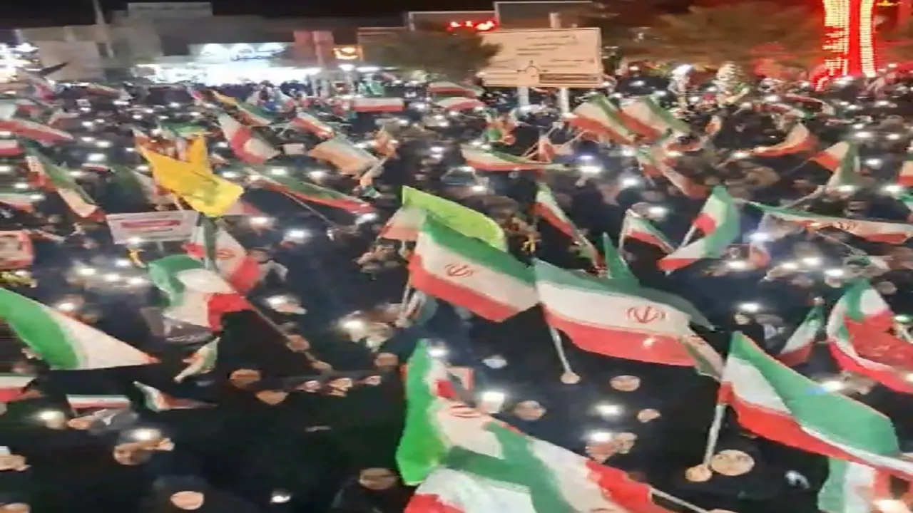 مردم انقلابی قم همچنان بر عهدی که بستند با صلابت ایستادهاند + فیلم