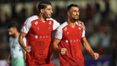 پرسپولیس با ۲ گل به رتبه دوم لیگ برتر رسید