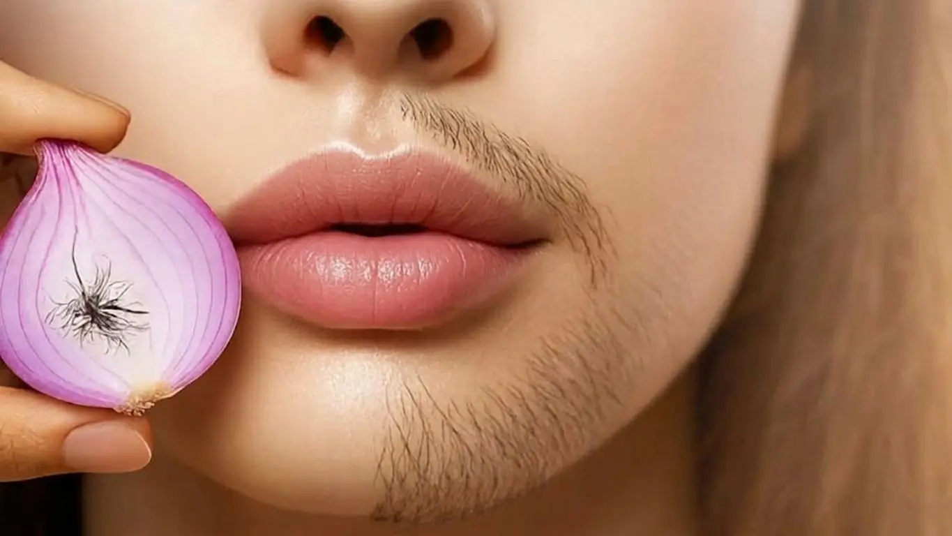 روش سریع و موثر برای از بین بردن موهای زائد صورت و بدن با پیاز