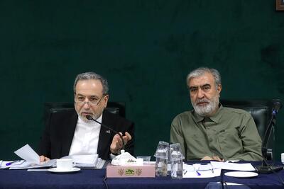 عکس: حضور عراقچی در کمیسیون امنیت ملی