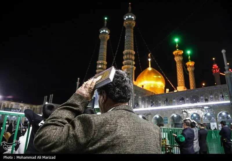  احیای شب نوزدهم در حرم حضرت معصومه (س)