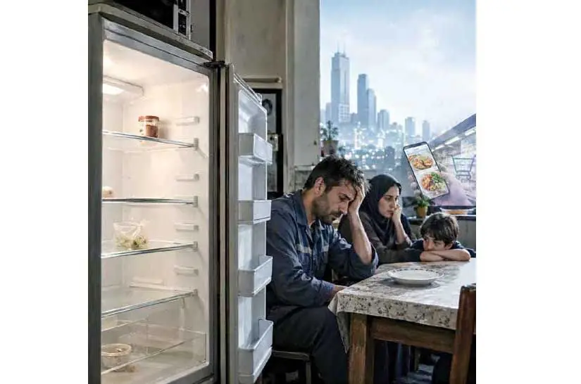 مواد غذایی هست، اما نه در یخچال خانههای مزدبگیران!