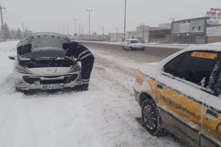 آماده باش ناوگان امدادخودروایران همزمان با هشدار سازمان هواشناسی