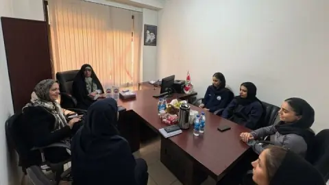دیدار صمیمانه نایبرئیس کمیته المپیک با دختران ملیپوش تالو