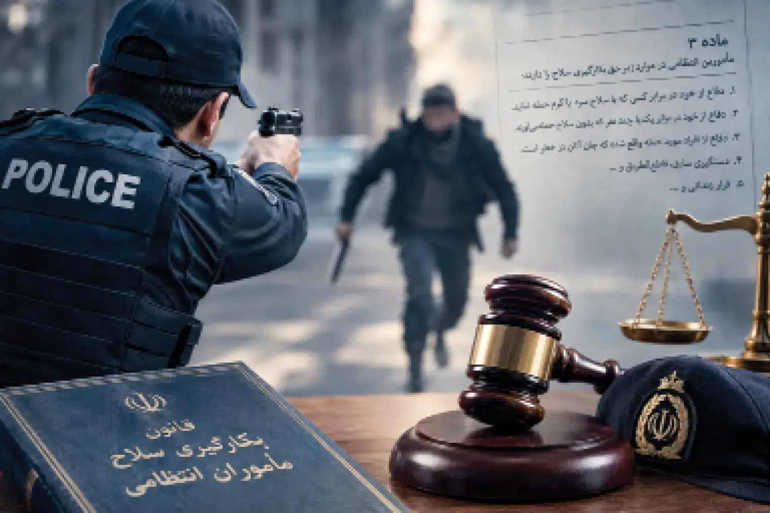 پلیس میان ماشه و میز محاکمه
