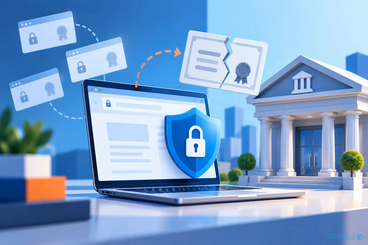بانکها از SSL خارجی به گواهی داخلی کوچ میکنند - پیوست