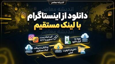  دانلود از اینستاگرام با لینک مستقیم؛ آموزش دانلود عکس، فیلم و ریلز اینستاگرام