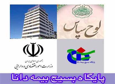  تقدیر وزارت اقتصاد از عملکرد یکساله پایگاه مقاومت بسیج بیمه دانا