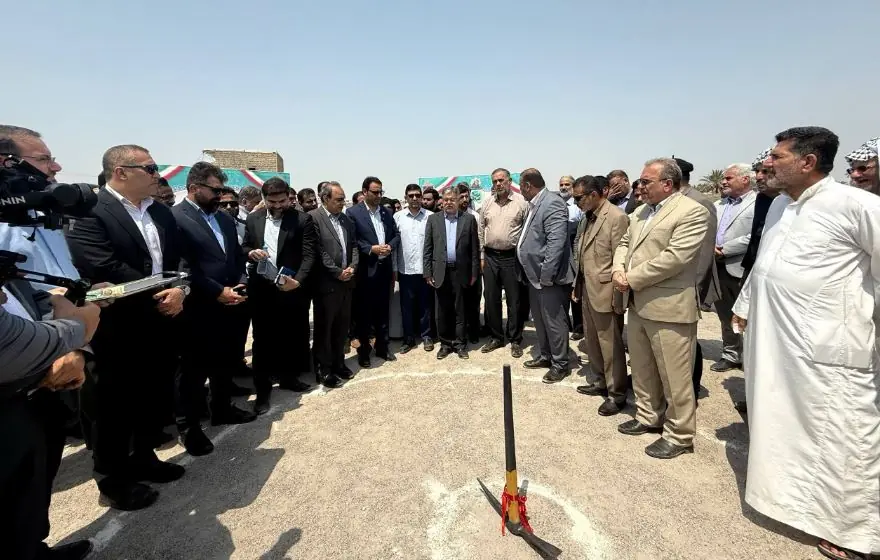  فولاد اکسین خوزستان کلنگ‌زنی مدرسه ۹ کلاسه در شکاره یک را آغاز کرد