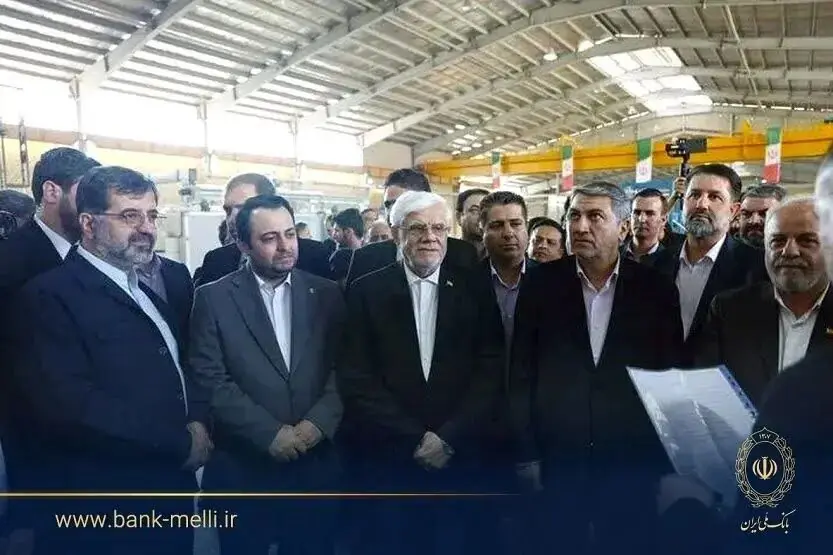 افتتاح واحد ریسندگی جدید در قم با همکاری بانک ملی ایران