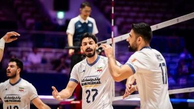 والیبال قهرمانی آسیا / صعود ایران به نیمهنهایی با غلبه بر چین تایپه